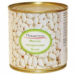 Фасоль белая Пикантель 400г Фасоль белая Пикантель 400г