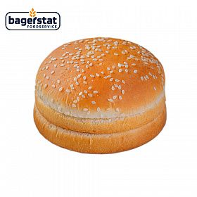 Булочка для бургера с кунжутом тройная 100 мм (75 г х 24 шт) Bagerstat Foodservice зам., Россия