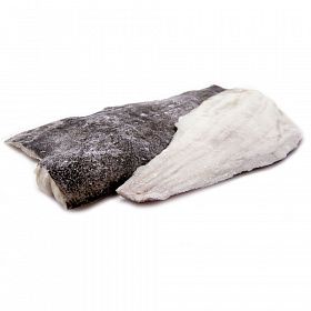 Филе палтуса на коже 400-600 г -10кг зам.