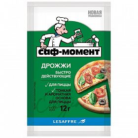 Дрожжи для пиццы сухие Саф-Момент 12г х 480 шт Дрожжи для пиццы сухие Саф-Момент 12г х 480 шт