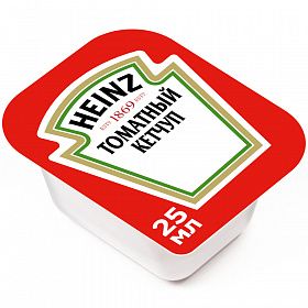 Кетчуп Томатный Heinz (25 мл х 125 шт) 3,6кг Кетчуп Томатный Heinz (25 мл х 125 шт) 3,6кг