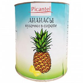 Ананас кусочки Picantel 3,1 л, Таиланд Ананас кусочки Picantel 3,1 л, Таиланд