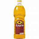 Масло подсолнечное нерафинированное Благо 1л