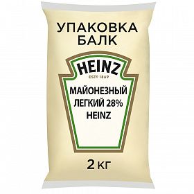 Соус Майонезный Легкий 28% Heinz 2кг Соус Майонезный Легкий 28% Heinz 2кг