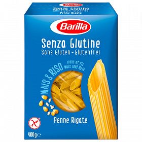 Пенне Ригате без глютена Barilla 400г, Италия