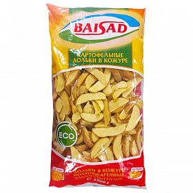 Картофельные дольки с кожурой Байсад 2,5кг зам. Картофельные дольки с кожурой Байсад 2,5кг зам.
